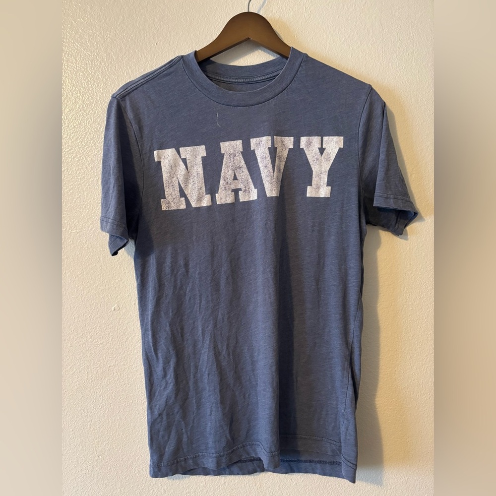 Aeropostale Blue Tee with Bold Print